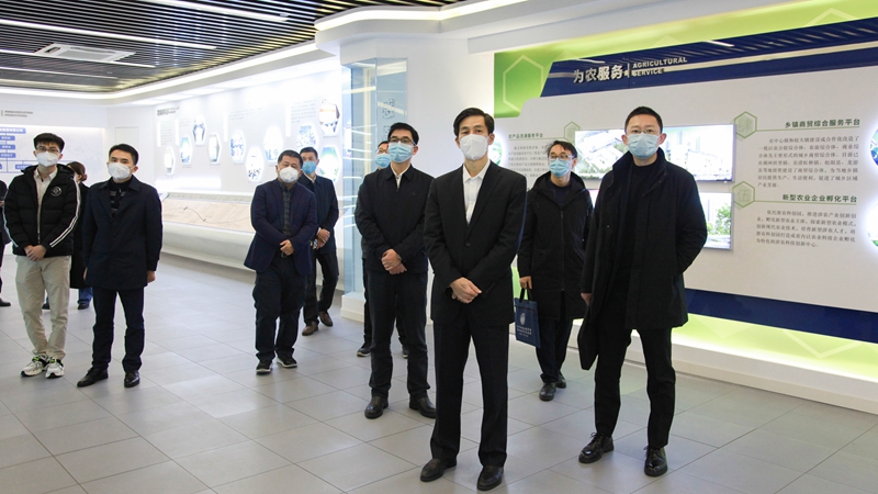 珠海市、杭州市科協領導到浙農科創園參觀考察